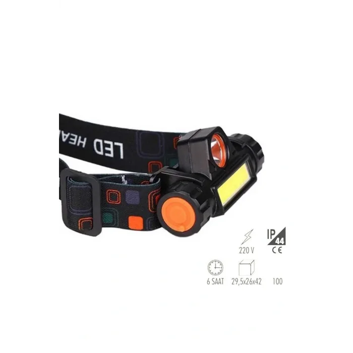 Lamba Mir Kafa Lambası Ledli Şarj Edilebilir