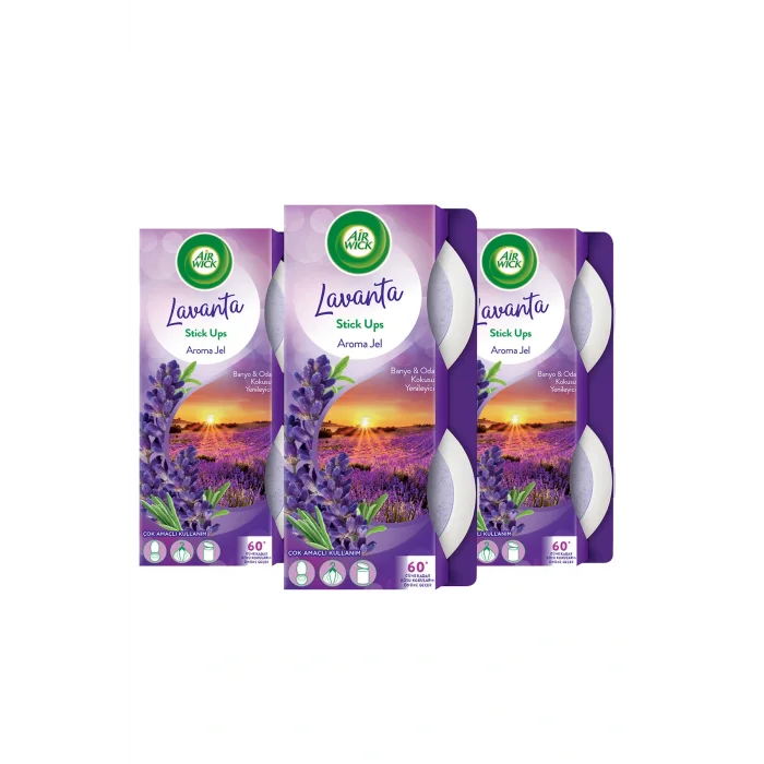 Genel Ürün Jel Stick Up Küçük Alanlara Özel Oda Kokusu Lavanta 30 Gün Etkili* X3