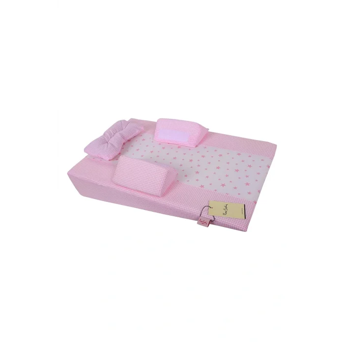 Genel Ürün Yıldızlı Geceler Reflü Yatağı - Pembe