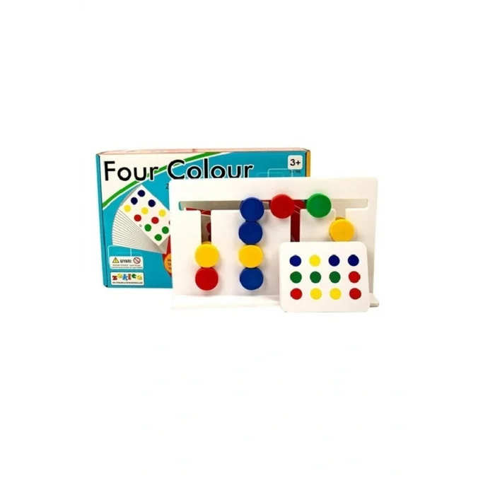 Oyuncak 5x Adet Four Colour Eğlenceli Hediyelik Kutulu Oyuncak-rubik Abaküs Montessori-hafıza Oyunu-hediyeli