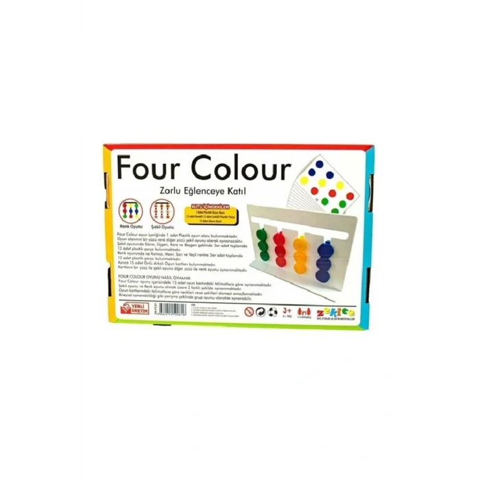 Oyuncak 5x Adet Four Colour Eğlenceli Hediyelik Kutulu Oyuncak-rubik Abaküs Montessori-hafıza Oyunu-hediyeli