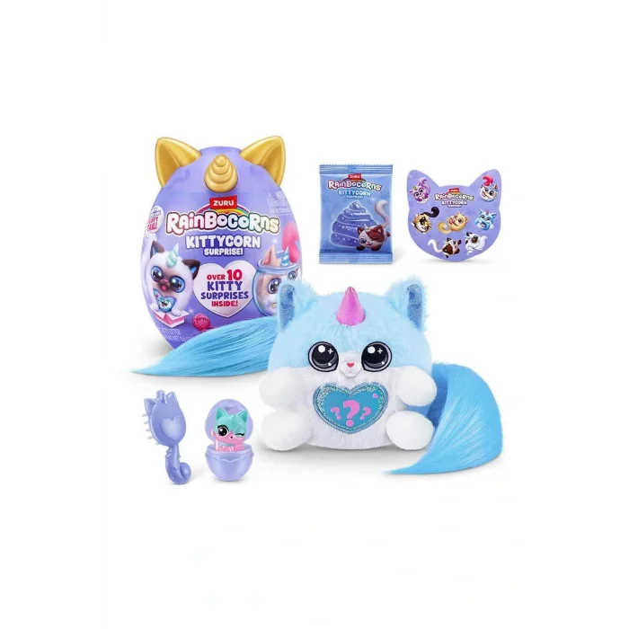 Genel Ürün Rainbocorn Kittycorn Sürpriz Seri 3 - Mavi Kuyruk