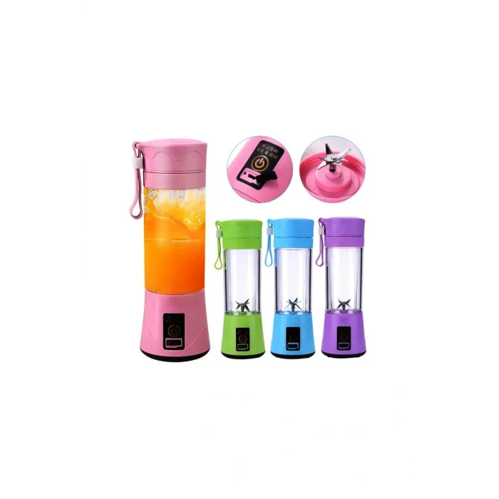 Genel Ürün MATARA MODELİ TAŞINABİLİR USB ŞARJLI BLENDER 380ML. (4533)