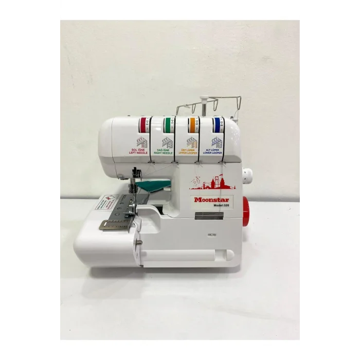 Genel Ürün Moonstar 320 Ev Tipi 3 - 4 İplik Overlok Dikiş Makinesi