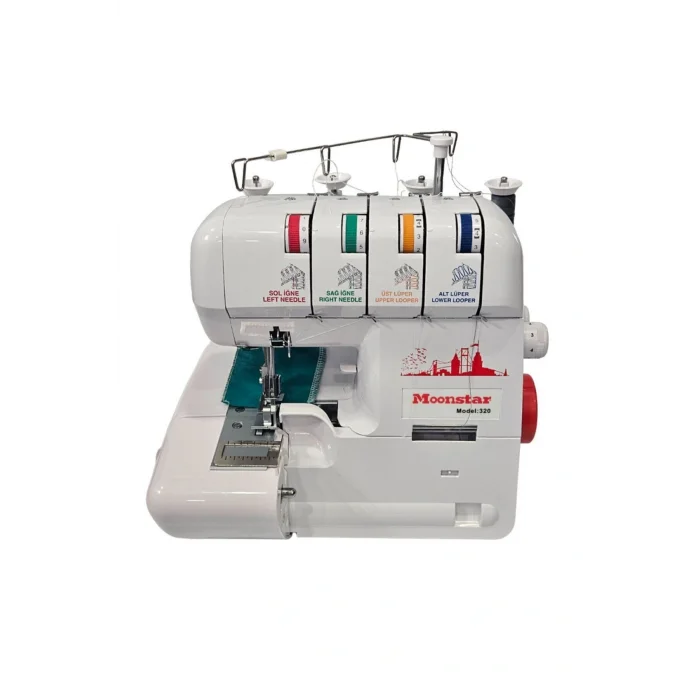 Genel Ürün Moonstar 320 Ev Tipi 3 - 4 İplik Overlok Dikiş Makinesi