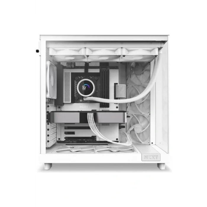 Genel Ürün NZXT H6 FLOW CC-H61FW-01 GAMING MID-TOWER PC KASASI BEYAZ