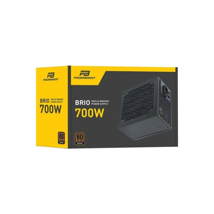 Genel Ürün Powerboost 700w 80 Bronze Brio 12cm Fanlı Atx Psu (RETAİL BOX)