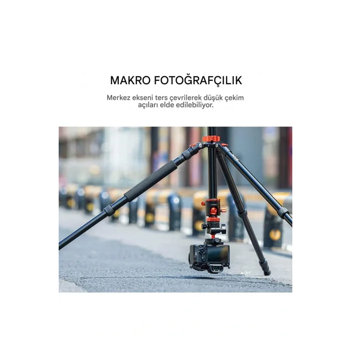Genel Ürün Sa254t3 Profesyonel Deve Boynu Tripod 191cm (T254A4 BH-28L)
