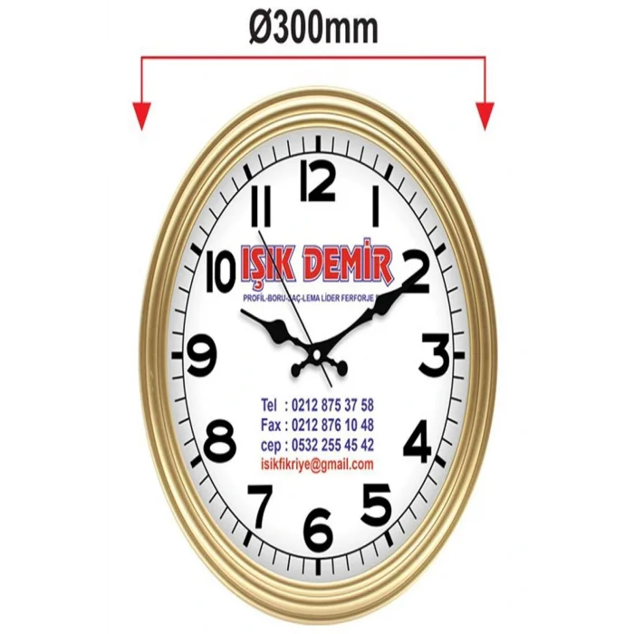 Kol Saati Galaxy Duvar Saati Gold Duvar Saati 200-A