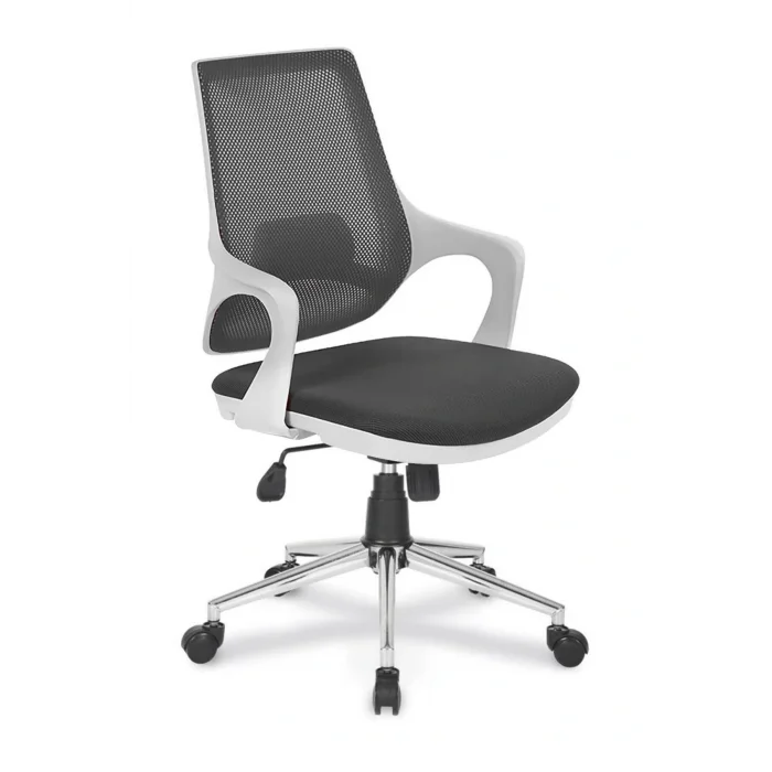 Genel Ürün HERMES BEYAZ ÇALIŞMA KOLTUĞU KROM AYAK TEK KOL MEKANİZMA