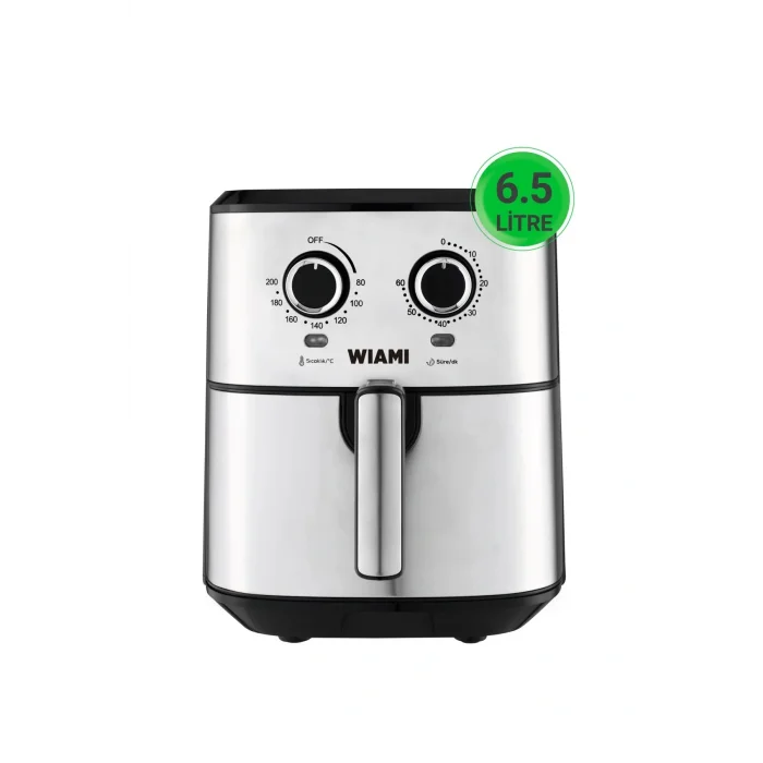 Genel Ürün Wiami 6.5 Lt Retro Yağsız Hava Fritözü Ttaf-500ms Retro Airfryer 6.5lt
