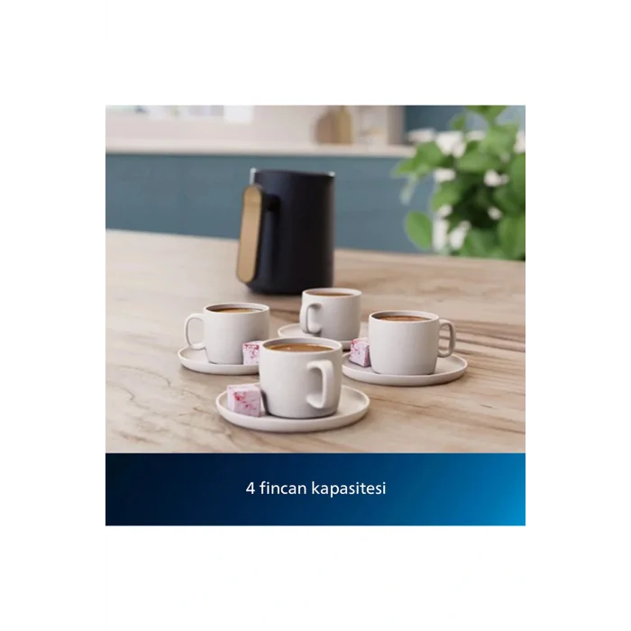 Genel Ürün Türk Kahvesi ve Közde Türk Kahve Makinesi Aşırı Isınma ve Taşma Korumasına Sahip