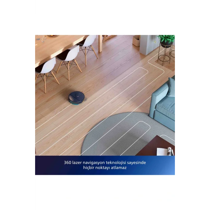 Genel Ürün 2000 Serisi Islak Kuru Moplu Robot Süpürge, Yüksek Emiş Gücü, Uzun Çalışma Süresi, XU2000/10
