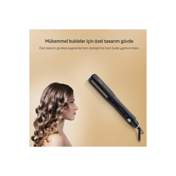 Genel Ürün Ar5080 Prostyle Gold Ince Seramik Plaka Saç Düzleştirici