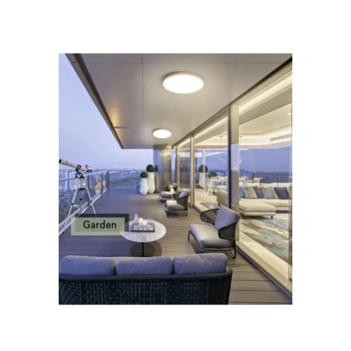 Lamba Modern Dekoratif Led Banyo Balkon Tuvalet Koridor Lambası Tavana Sıfır Led Armatür Avize Beyaz Işık