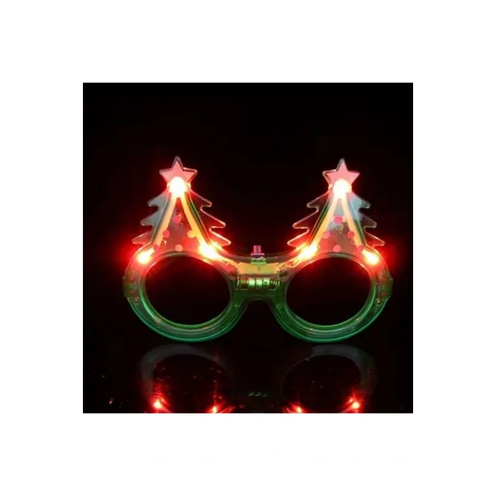 Genel Ürün Yılbaşı led ışıklı Parti gözlük çam ağacı