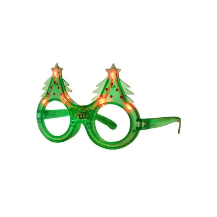 Genel Ürün Yılbaşı led ışıklı Parti gözlük çam ağacı