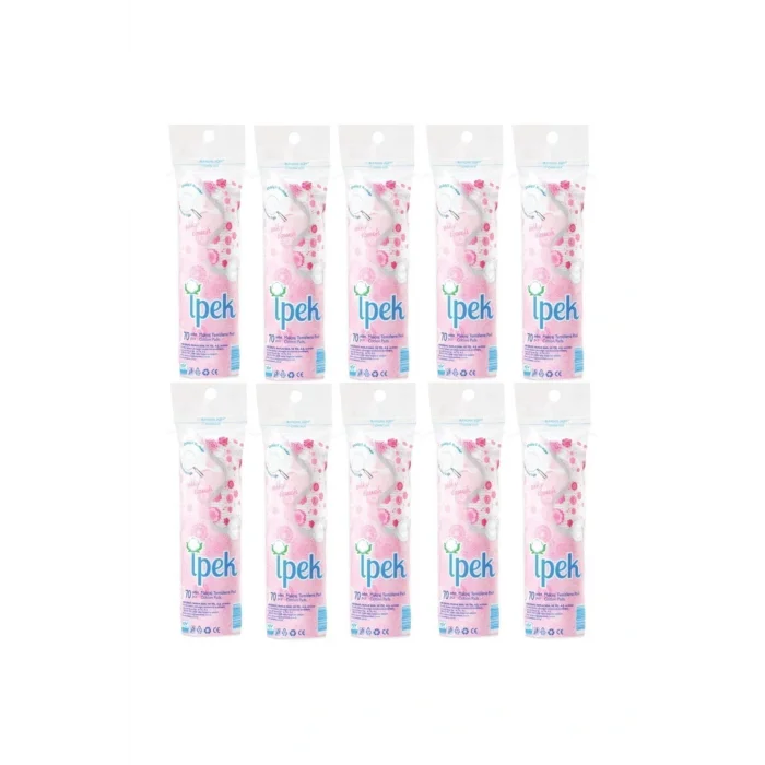 Genel Ürün İpek Disk Makyaj Temizleme Pamuğu 70li X12 Adet