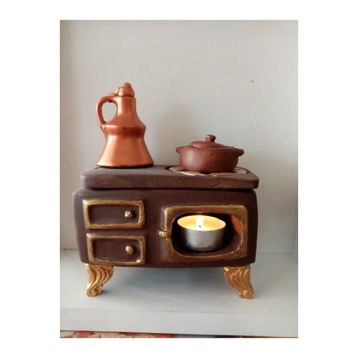 Biblo Pelajik Kuzine Tütsülük 3 Konik Tütsü,dekoratif Obje, Mumluk,biblo Ev Dekorasyon Hediyelik