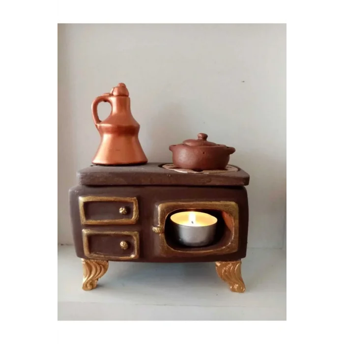 Biblo Pelajik Kuzine Tütsülük 3 Konik Tütsü,dekoratif Obje, Mumluk,biblo Ev Dekorasyon Hediyelik