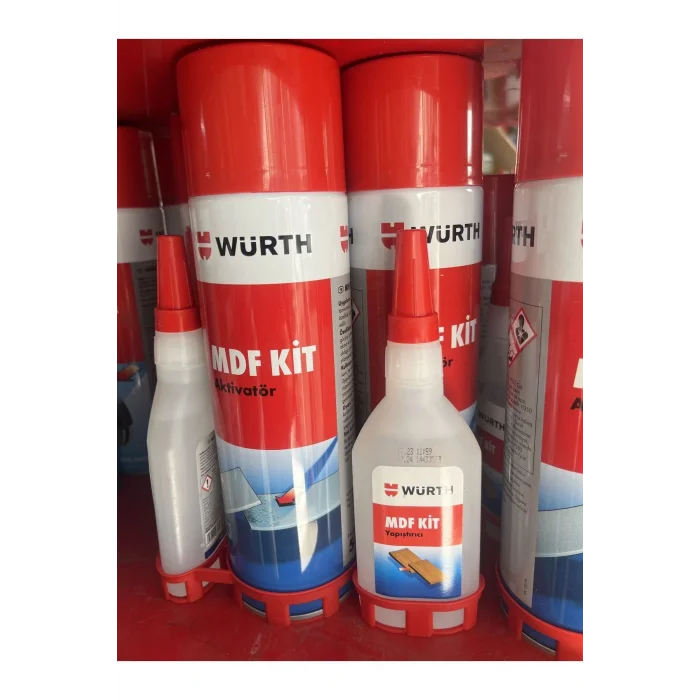 Genel Ürün Wurt Würth Mdf Kit Aktivatör Hızlı Yapıştırıcı 100 ml 500 ml