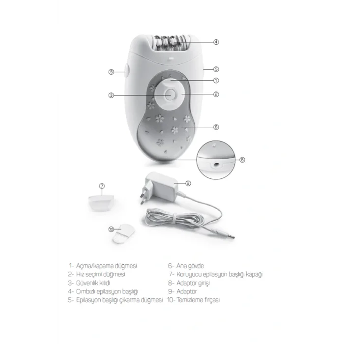 Genel Ürün AR5040 Violet Epilasyon Cihazı