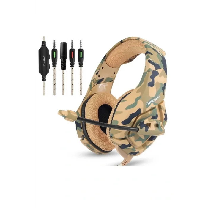 Genel Ürün Gaming Kulaklık Işıklı Oyuncu Kulaklığı Kulak Üstü Ps4 Ps3 Playstation Gamer Profosyonel K1b