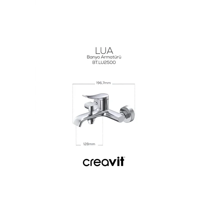 Genel Ürün Lua Krom Şelale Banyo Bataryası Lu2500