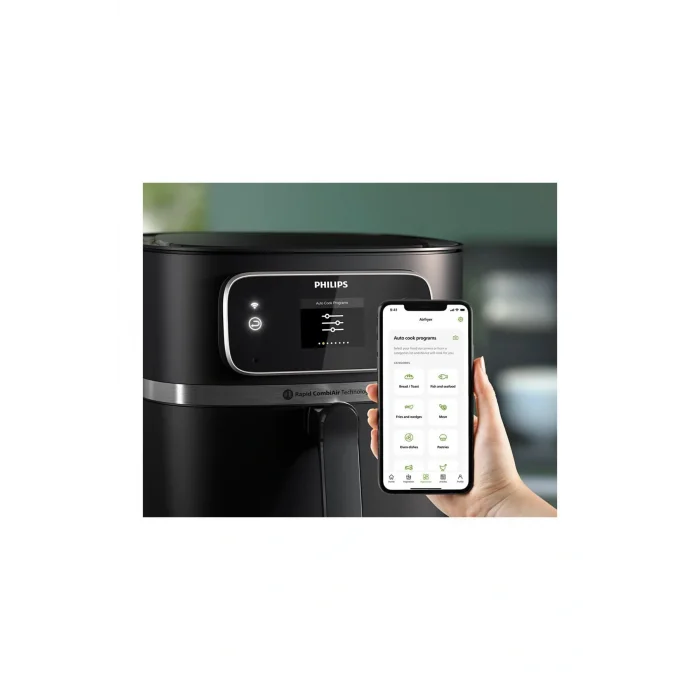 Termos Ultra Lüks Airfryer XXL Connected, Gıda Termometreli, 2 kg, 8.3 L Kapasite 2200W Güç