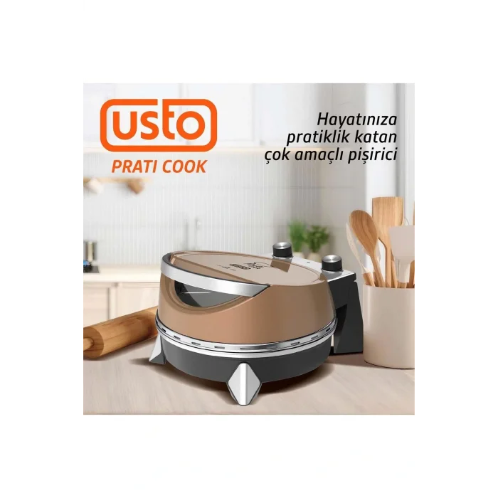 Genel Ürün 2860 Prati Cook Çok Amaçlı Pişirici Bronz