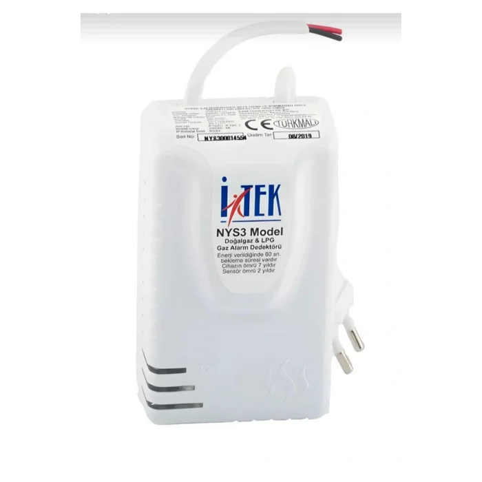 Genel Ürün İTEK NYS3 ALARMLI GAZ DEDEKTÖRÜ