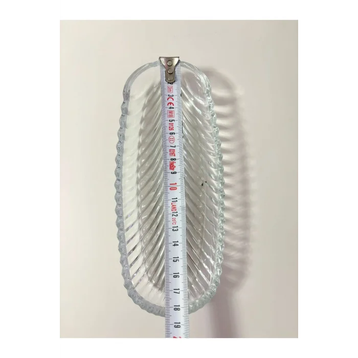Genel Ürün Mikrodalgada Kullanılabilir Kaveh Santa 1 ADET Cam Kayık 20*8 Cm Oval ( 1 ADET GÖNDERİLMEKTEDİR)