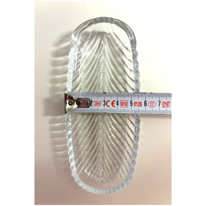 Genel Ürün Mikrodalgada Kullanılabilir Kaveh Santa 1 ADET Cam Kayık 20*8 Cm Oval ( 1 ADET GÖNDERİLMEKTEDİR)