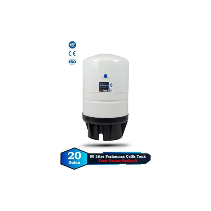 Genel Ürün Su Arıtma Cihazı Metal Genleşme Su Tankı 80 Lt Nsf Belgeli Su Arıtma Deposu Tank Vanası