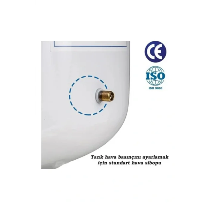 Genel Ürün Su Arıtma Cihazı Metal Genleşme Su Tankı 80 Lt Nsf Belgeli Su Arıtma Deposu Tank Vanası