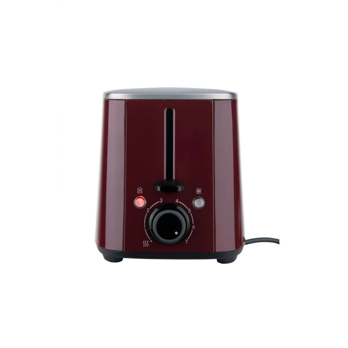 Genel Ürün Retro Bordo 2 Dilim Ekmek Kızartma Makinesi