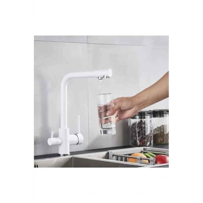 Genel Ürün E.m.abeyaz Arıtmalı 3 Yollu Mutfak Bataryası