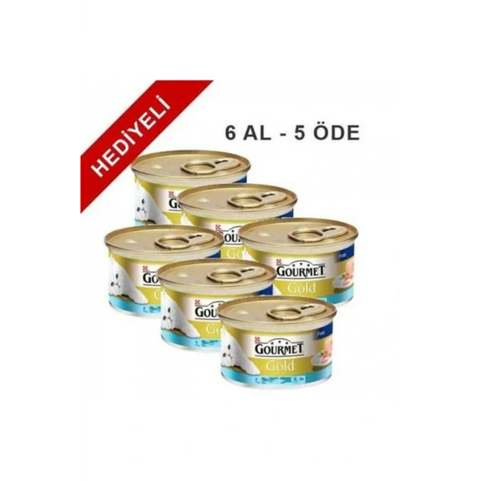 Genel Ürün Gold Kıyılmış Ton Balıklı Konserve 85 gr 6 Al 5 Öde