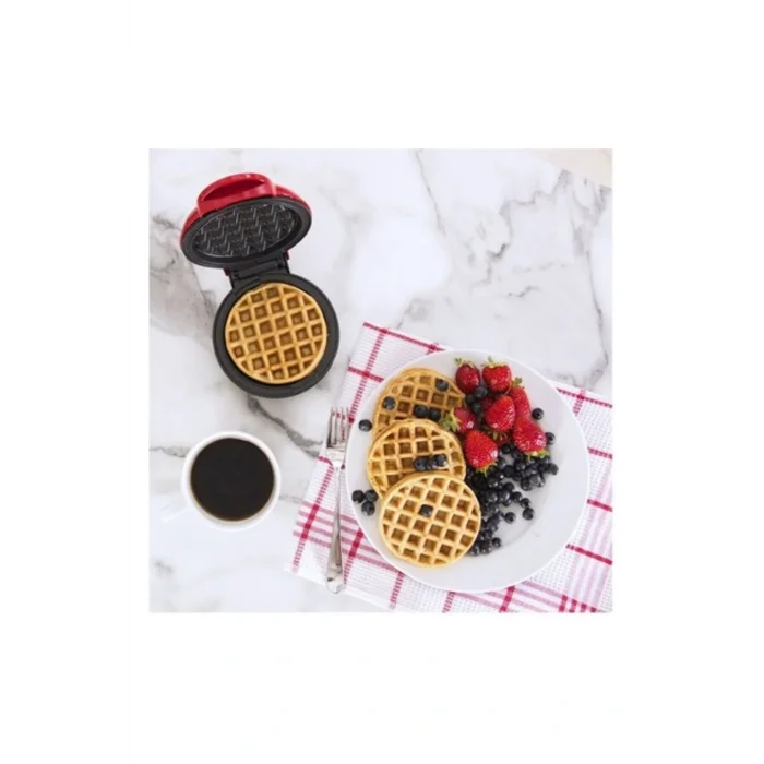 Genel Ürün Mini Waffle Makinesi, Yapışmaz Yüzey, Eşit Isıtma