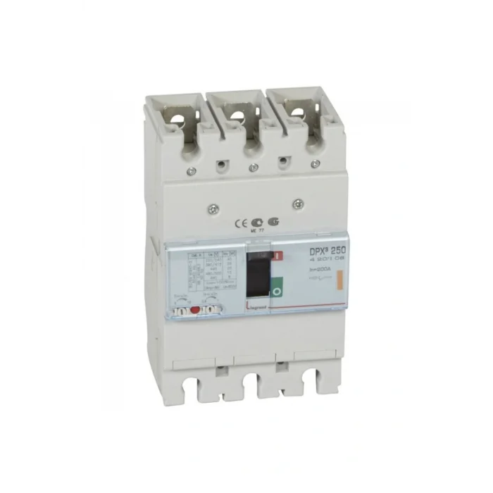 Genel Ürün 420208 Dpx³ 250 200a 3 Kutuplu 25ka Ayar Sahalı Kompakt Şalter