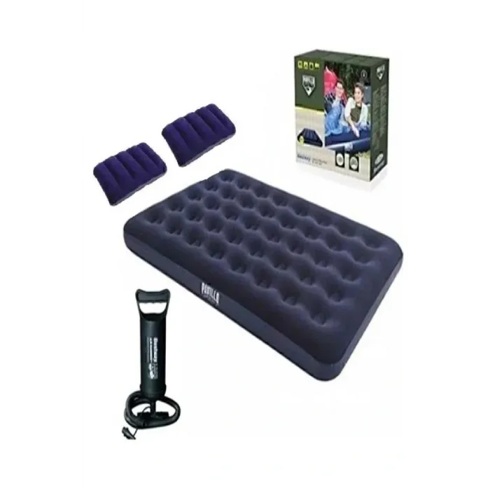 Genel Ürün 67002 Çift Kişilik Şişme Yatak Set 191 X 137 X 22 Cm ( Pompa Ve 2 Yastık Dahil )