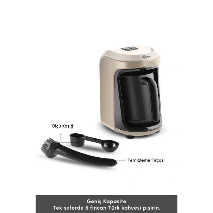 Genel Ürün Hatır Hüps Sütlü Türk Kahve Makinesi Bej