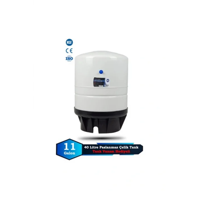 Genel Ürün Su Arıtma Cihazı Metal Genleşme Su Tankı 40 Lt Nsf Belgeli Su Arıtma Deposu Tank Vanası