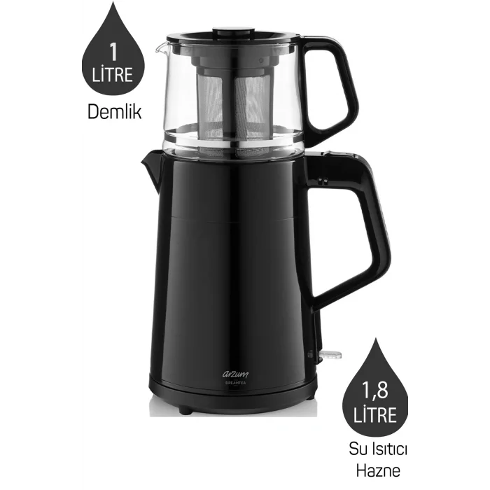Genel Ürün Dreamtea Çay Makinesi 1650W Siyah - AR3134