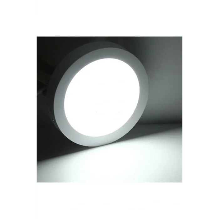 Genel Ürün 30 Watt Panel Led Armatür Sıva Üstü Yuvarlak Ct 5273 Beyaz Işık 6400k Alüminyum Kasa