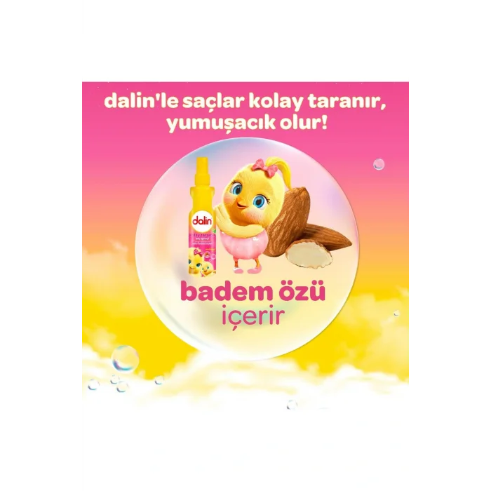 Genel Ürün Badem Özlü Kolay Tarama Saç Spreyi 200 ml 3 ADET