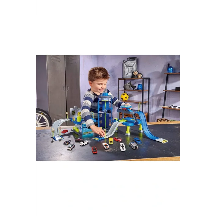 Genel Ürün Sesli Ve Işıklı Büyük Polis Istasyonu + 5 Metal (die-cast) Araçlı 212050030