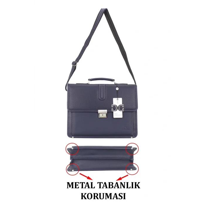 Genel Ürün Lacivert Klasik Evrak Model Erkek 15.6 inç Laptop Çantası