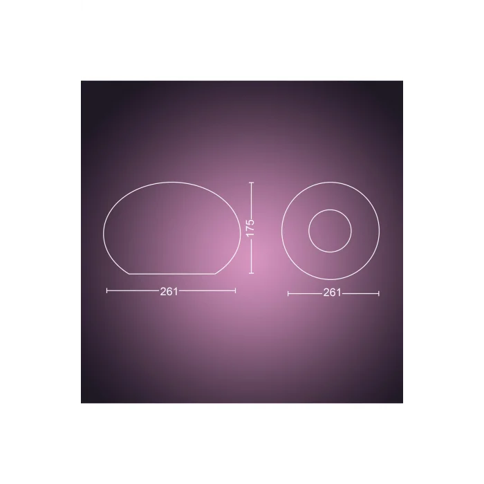 Lamba Hue Flourish Masa Lambası