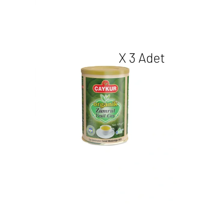 Genel Ürün Organik Zümrüt Yeşil Çay 125 Gr. X 3 Adet